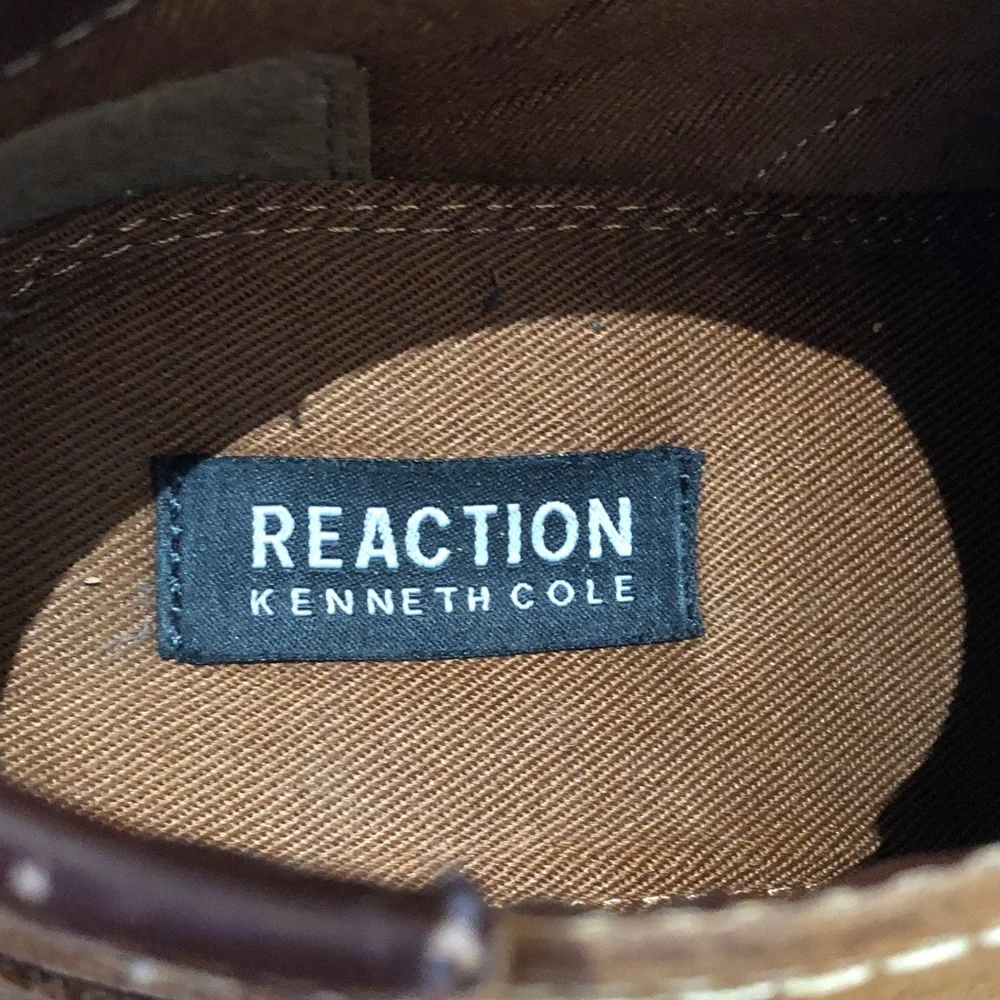 Kenneth Cole Reaction Mens Desert Sun Brown Chukka Leather Laceup Boots 10.5M